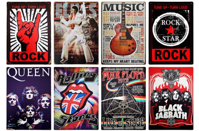 Music Posters Classic Heavy Metal Rock Blues Jazz Pop A4A3 Vintage Retro AD Gift