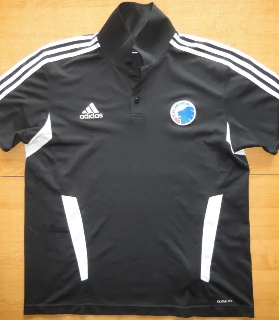 2012/13 FC Copenhagen Adidas Football Polo Shirt Jersey