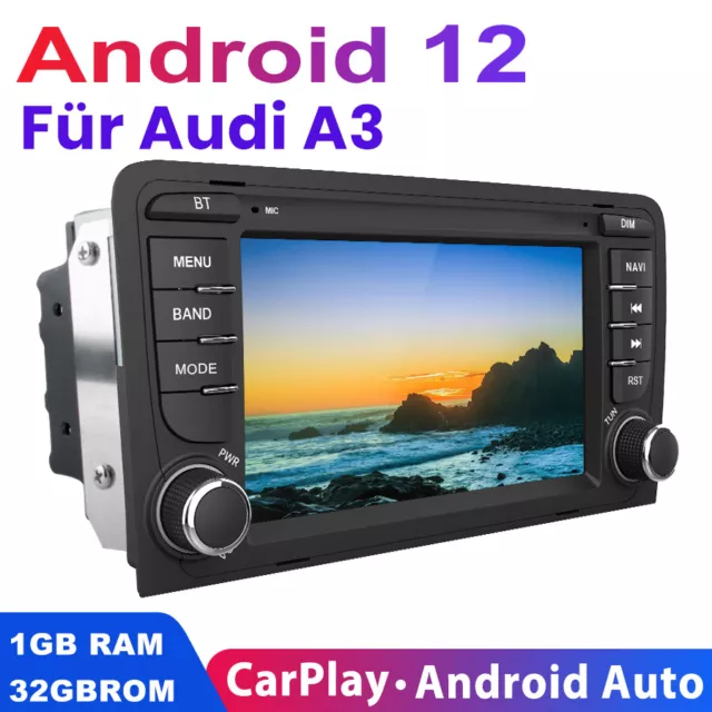 32 GB para Audi A3 S3 RS3 8P 8V Android 12 radio de coche WIFI BT GPS Navi DSP DAB + USB