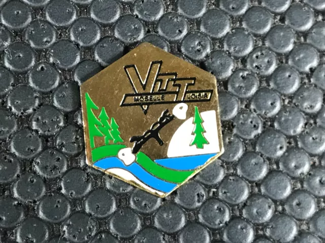 pin's pin BADGE VELO BICI BIKE MOSELLE SAPIN ARBRE