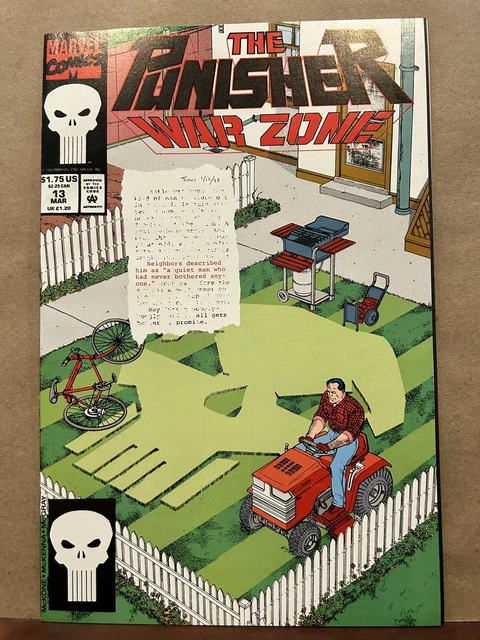 The Punisher War Zone #13 (March 1993) Marvel Comics Comic Books Happy Days