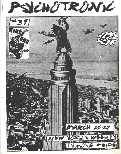 Rare Psychotronic fanzine #39 King Kong review Michael Weldon. Only sold in NYC! Rare Psychotronic fanzine #39 King Kong review Michael Weldon. Only sold in NYC!