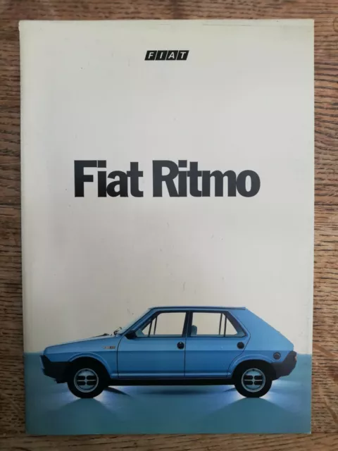 Fiat Ritmo 1978 Brochure Depliant 4 Pages En Tres Bon Etat Texte Francais