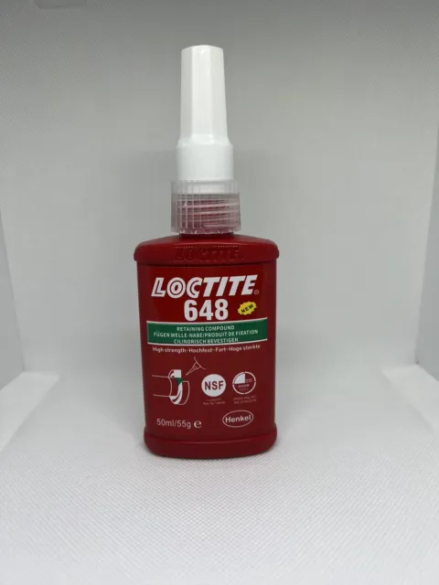 Loctite 648 50ml - High Strength Retaining Compound Glue Bolt - UK STOCK