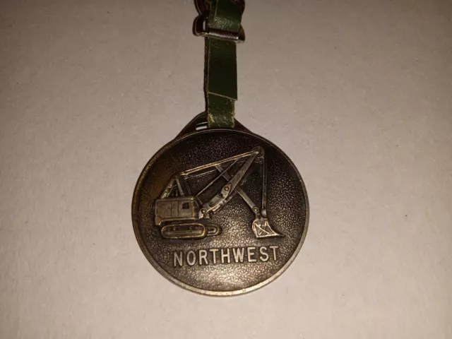 Rare NORTHWEST SHOVEL DRAGLINE CRAWLER Mining Heavy Equipment Dealer Vintage Fob