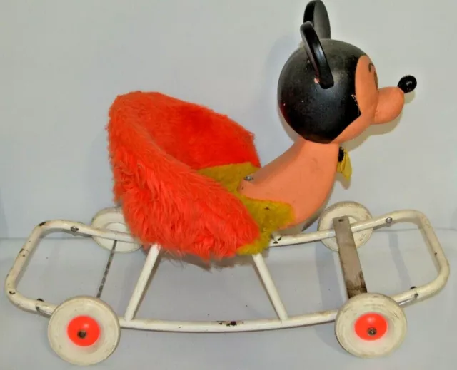 ANCIEN MICKEY CHEVAL A Bascule Bd De Journal Picsou Vintage