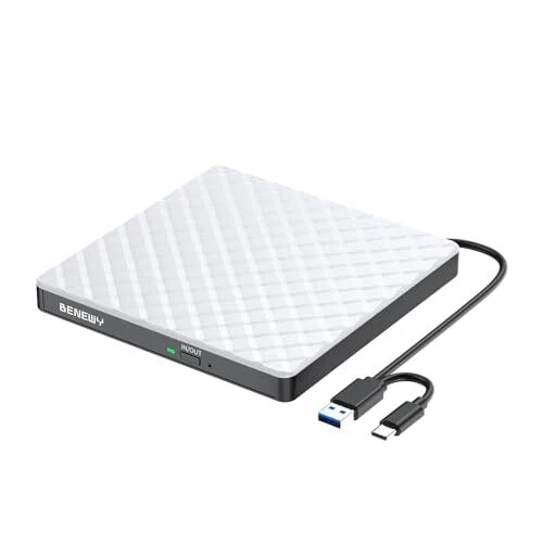 BENEWY Lecteur DVD CD ExterneUSB 3.0 Graveur DVD CD Externe Portable Lecteur ...