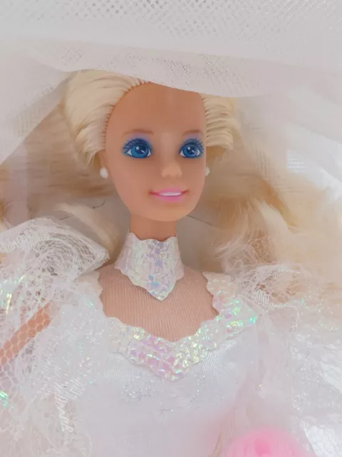 1989 Wedding Fantasy Barbie bambola in moda sposa / sposa / Mattel 2125 / n.fB 2