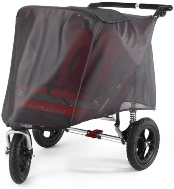 Out 'N' About Zipper UV-Abdeckung - Doppelkinderwagen