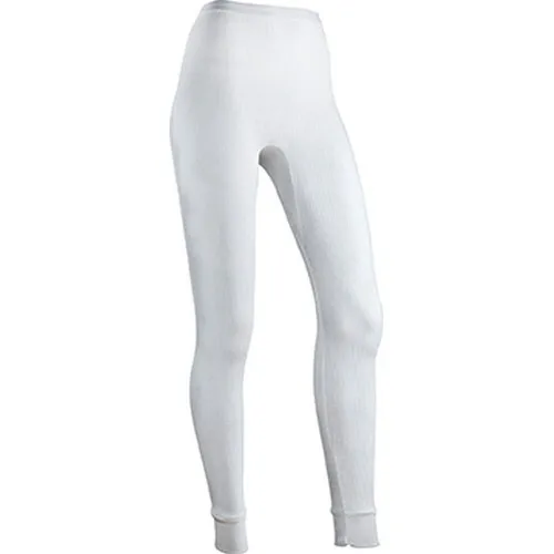 Indera 5000DR-WH-XL Traditional Womens White XL Thermal Pants Baselayer Bottom
