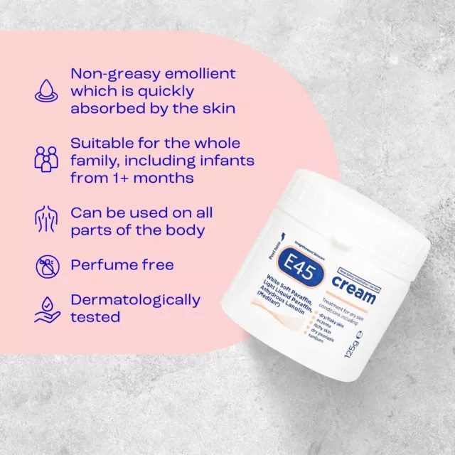 E45 Cream 350 g – E45 Cream for Dry, Irritated Skin 3