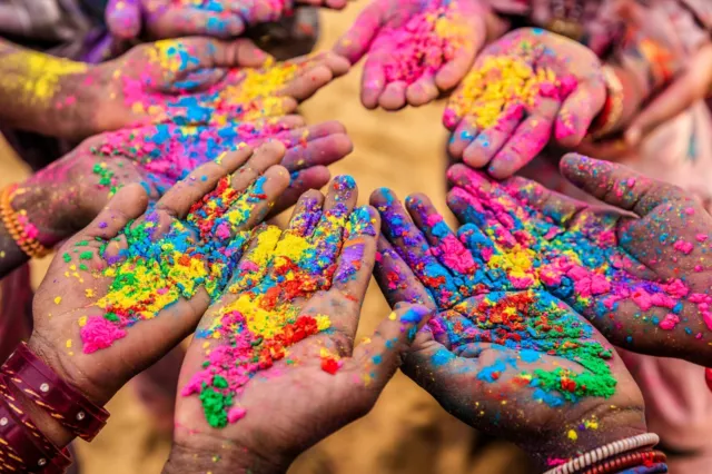 500g Holi Rangoli Powder Asstd Colours Gender Reveal Party Color Run Art Craft