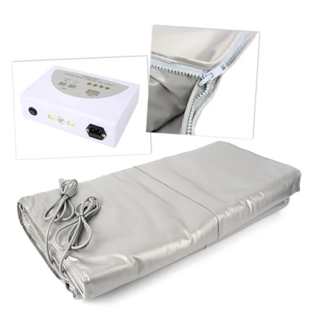 FIR Far Infrared Body Slimming Sauna Blanket Weight Loss US Plug Beauty Machine