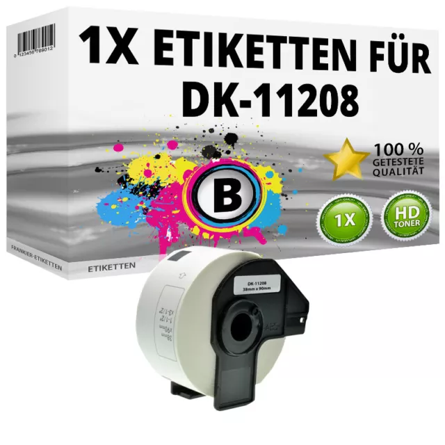 Etiketten kompatibel Brother P-Touch QL 1050 1060 500 550 570 650 700 710 720 NW