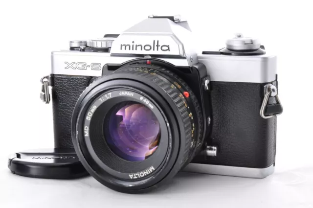 Minolta XG-S (XG-9) 35mm SLR Film Camera [Near Mint] + MD 50mm F1.7 Lens Japan