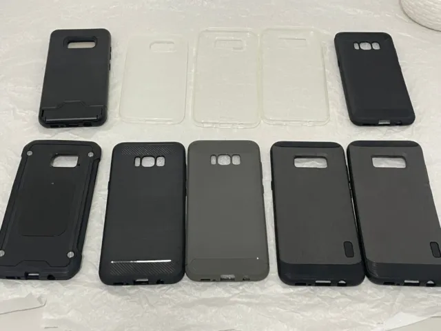 10x Samsung Galaxy S9/S9 Plus/S8/S7 Edge Mixed Phone Case Job Lot, Bundle