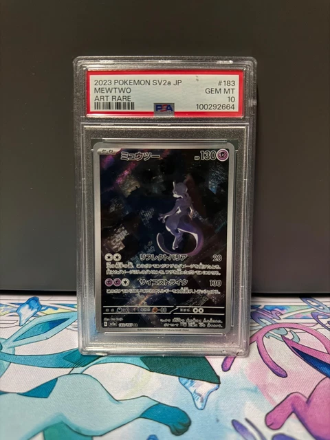Mewtwo AR 183/165 SV2a Pokémon Card 151 Pokemon Card Japanese Scarlet & Violet - Foto 13