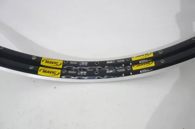 Mavic Open Pro  700C 32 hole anodized shiny black Maxtal clincher rims set