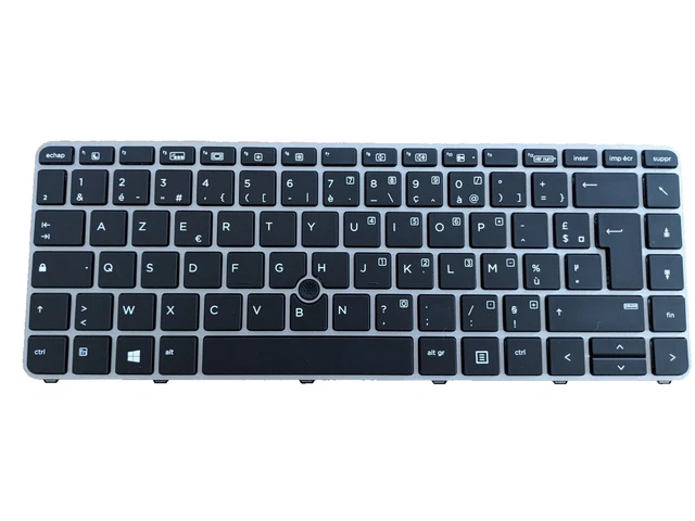 Clavier HP EliteBook 840 G3/G4 - Rétroéclairé, QWERTZ Suisse, Reconditionné