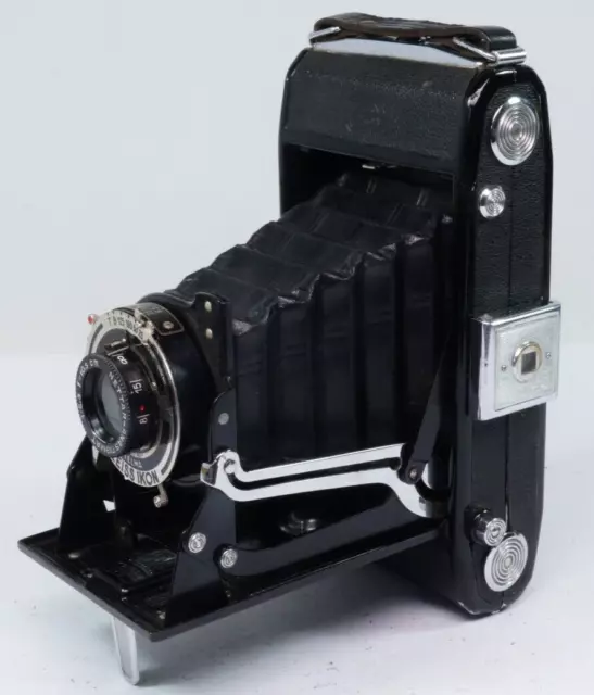 Vintage Zeiss Ikon Nettar 515/2 120 6X9 R/F  Folding Camera VGWO,  Case. 1935 On