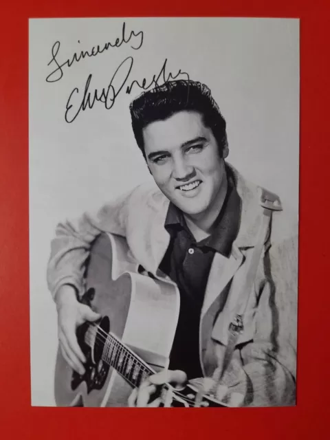 Elvis Presley Signed Autographed Photo King Of Rock And Roll