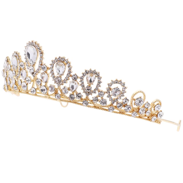 Corona matrimonio donna strass corona scintillante copricapo sposa corona