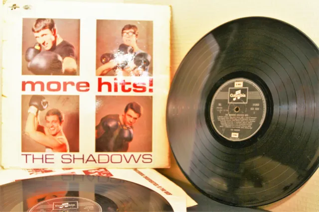 The Shadows : More Hits : Vinyl//LP - Plus Extra Vinyl of The Shadows Hits