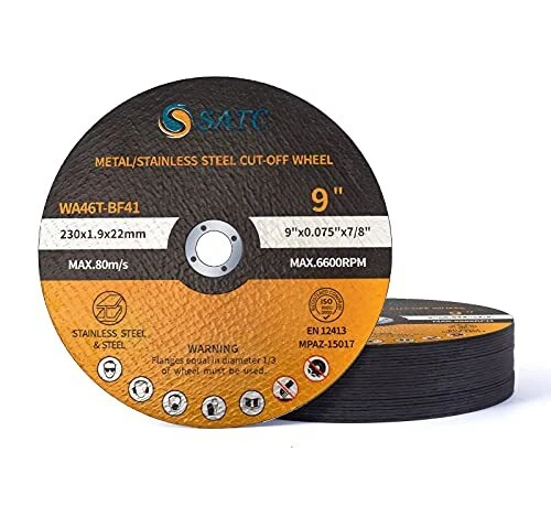 Die Grinder Cut Off Wheel 9 Inch 25PCS Cut Off Wheels Fit Angle Grinder Air