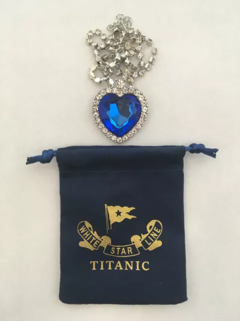 Titanic Heart Of The Ocean Necklace Pendant