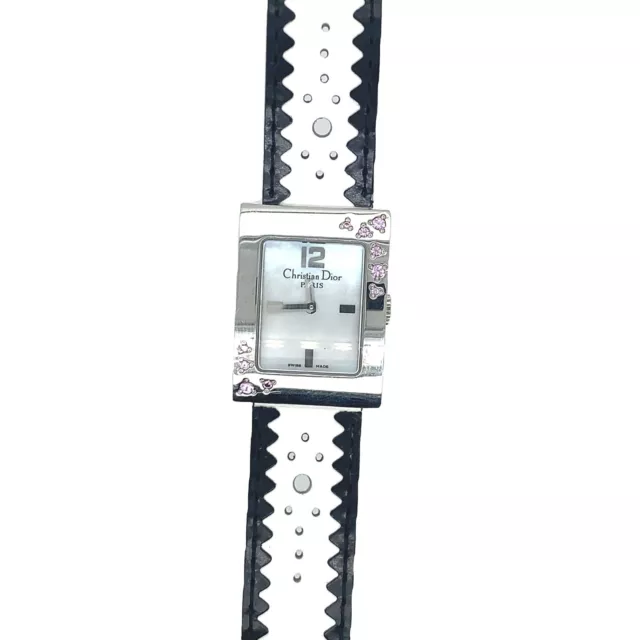 Christian Dior DG997 Watch Stainless Steel & Leather