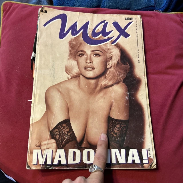 MADONNA　表紙特集雑誌　Max!　 (1991年 )　フランス雑誌 MADONNA 表紙特集雑誌 Max! (1991年 ) フランス雑誌 - メルカリ