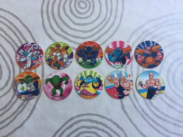 DRAGON BALL Z Tazos Romenko Caps Menko Pogs Japoneses 36 Diferentes EUR 49,95 - PicClick IT DRAGON BALL Z Tazos Romenko Caps Menko Pogs Japoneses 36 Diferentes EUR 49,95 - PicClick IT