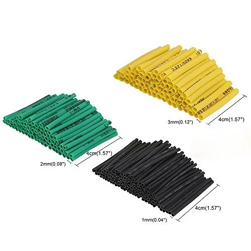 532pcs Heat Shrink Tubing Cable Sleeve Heat Shrink Wrap Tube Sleeving 3