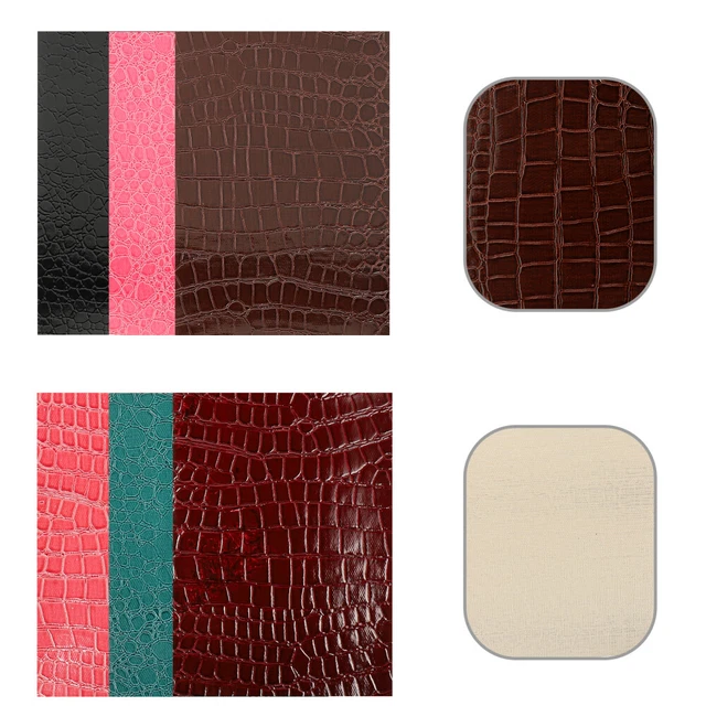 6 blätter Dekorative Mehrzweck DIY Leder Patch Crafting Leder Für Handwerk