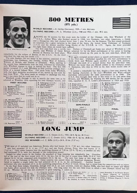 B104: Olympic Games 1952: British Olympic Association Official Report 3