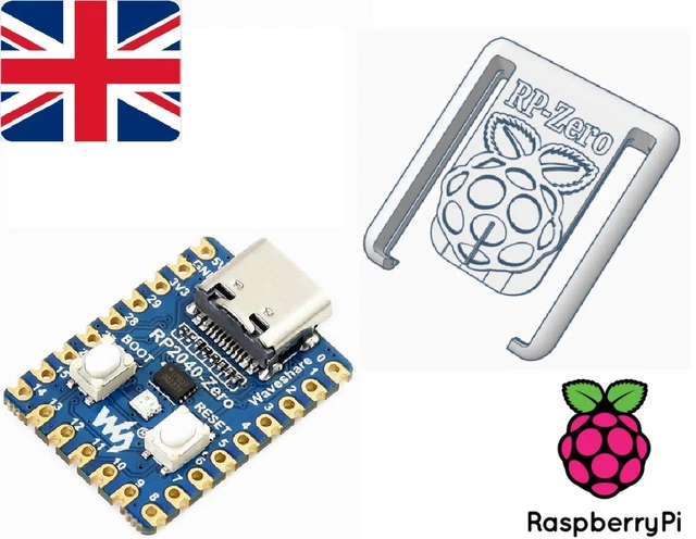 Case for RP2040 Zero! MCU Board, Tiny Raspberry Pi, Seeeduino Nano temp sensor