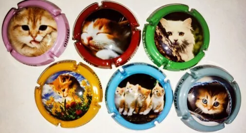 capsule de champagne   PION OLIVIER "Chats"