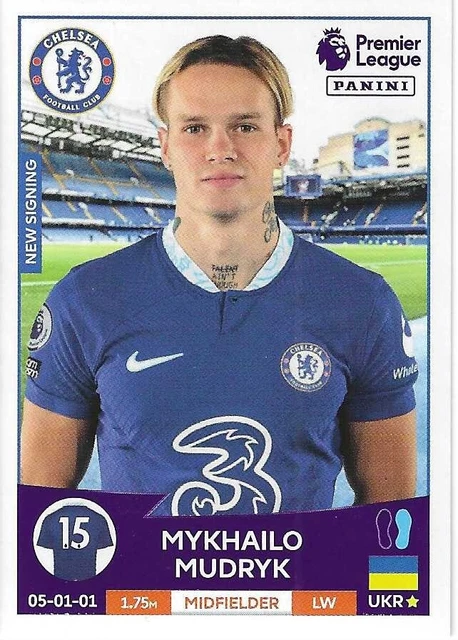 PANINI PREMIER LEAGUE 2023 - squad updates - U14 Mykhailo Mudryk