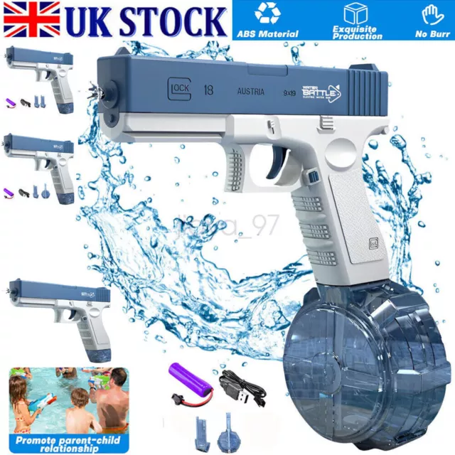 Electric Water Guns Pistol for Adults & Children Summer Pool Beach Toy Outdoor