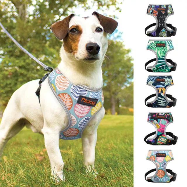 No Pull Dog Harness Pet Cat Puppy Vest Strap Adjustable Reflective Breathable