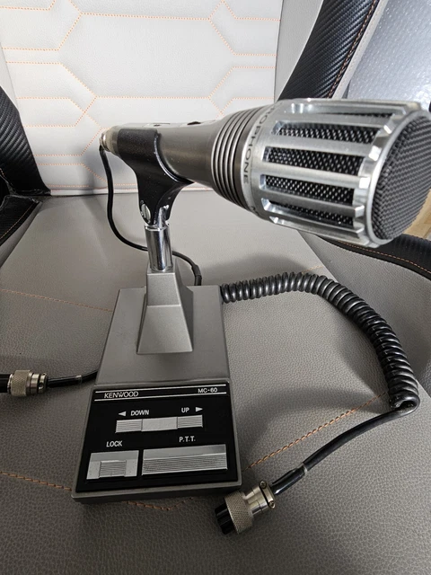 Microphone De Bureau Kenwood MC-60 Pour Radio Amateur - Vintage Japon - Occasion