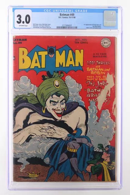 Batman #49 - D.C. Comics 1948 CGC 3.0 1st appearance of Vicki Vale and the Mad-H
