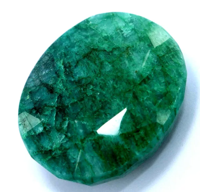 168.70Ct Natural Huge Zambian Emerald Certified Oval Cut Stunning Loose Gemstone