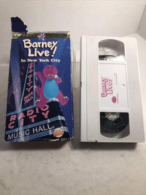 BARNEY - LIVE In New York City (VHS, 1994, collection classique) EUR 37 ...
