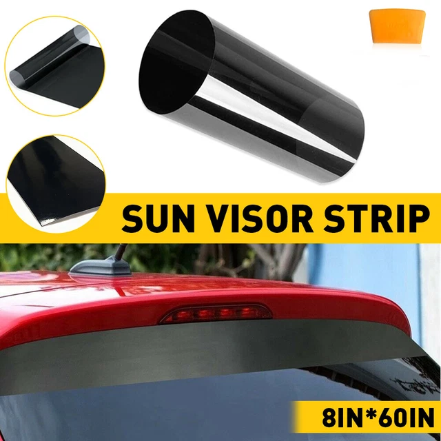 Banner finestra auto a rulli pellicola parabrezza PVC visiera solare striscia universale decalcomania vinile