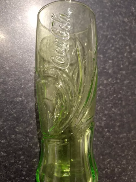 Mcdonalds Coca Cola Glass, Lime Green