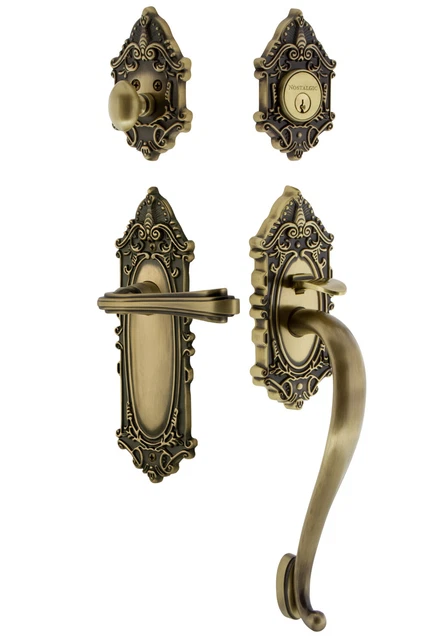 Nostalgic Warehouse VICFLR_ESET_238_SG_RH Victorian Right Handed - Brass