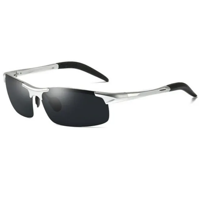 Mens Polarized Photochromic Sunglasses Pilot Sport Driving Outdoor Glasses UV400
