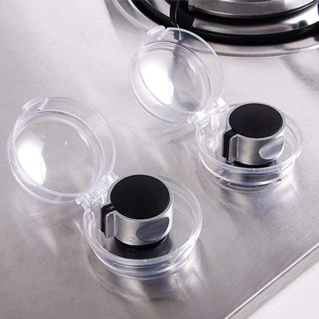 Cubiertas de botón de cocina cubiertas de estufa de gas resistentes al calor para niñosFT