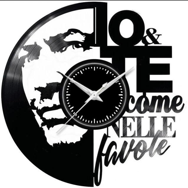 OROLOGIO DISCO VINIL clock orologio da parete Vasco io e te EUR 24